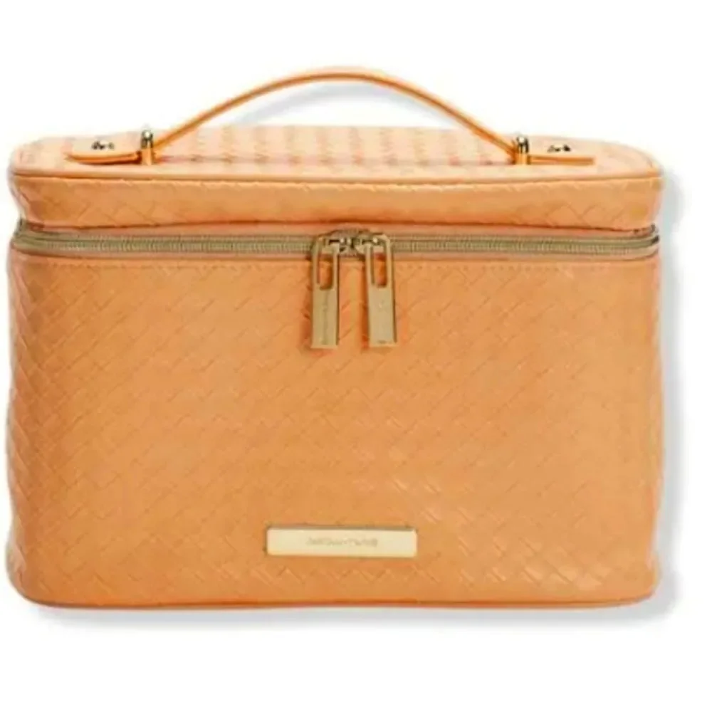Tartan‎ & Twine Apricot Weave Deluxe Train Case